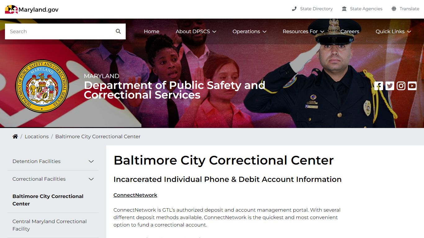 DPSCS - Baltimore Central Booking & Intake Center